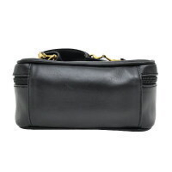 Gucci Vanity Pouch Handbag Black Horsebit Leather - Picture 1 of 9